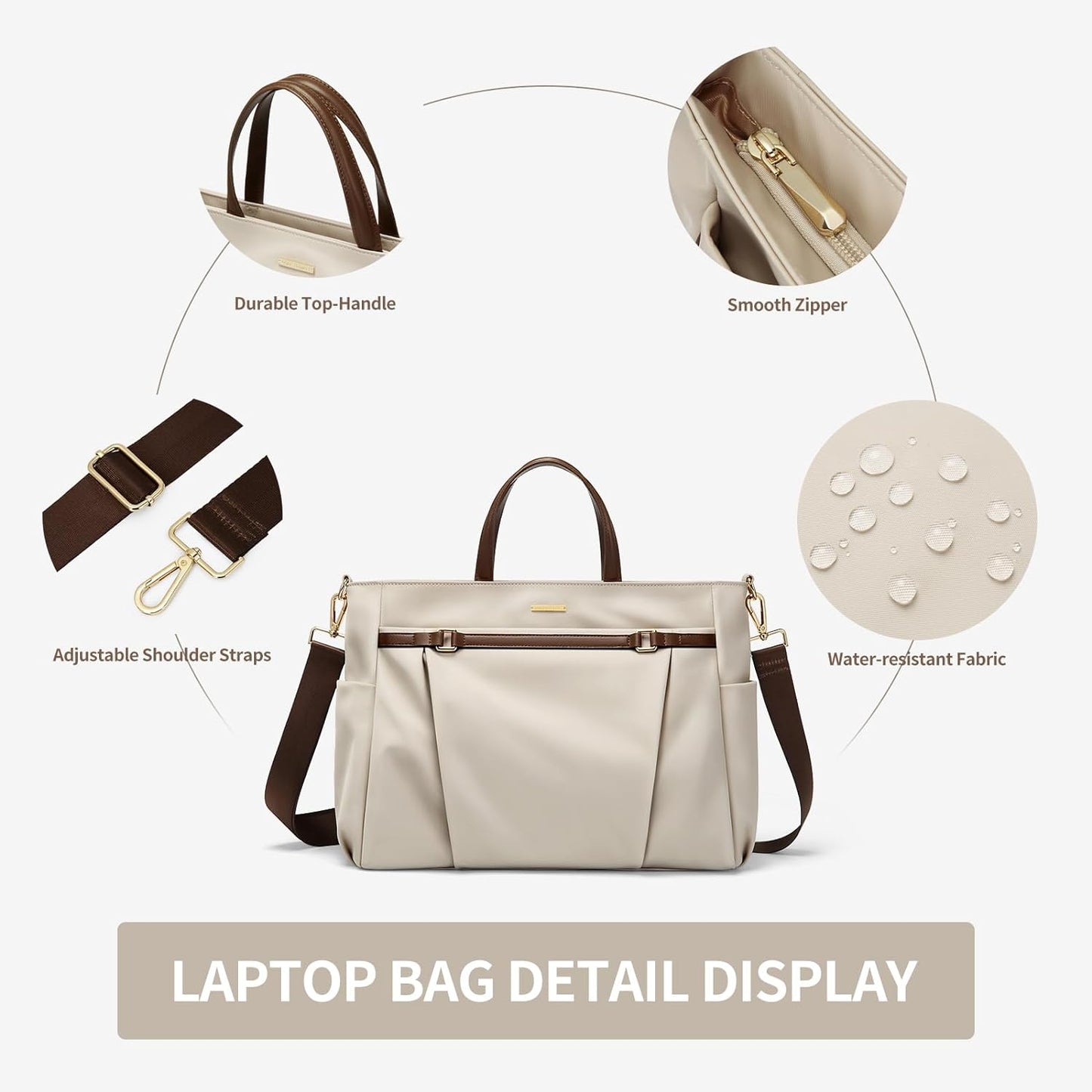 Women's Laptop Tote Bag Work Travel Stylish Handbag TEST！！！