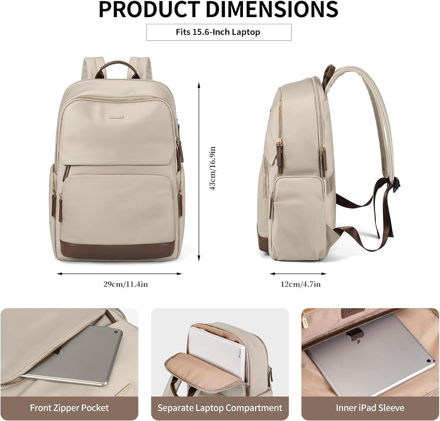 Laptop Backpack Purse — Simplicity TEST！！！